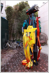 Sculpture, Plaza Mulato Gil de Castro, Lastarria neighborhood.