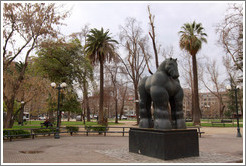 Horse sculpture, Parque Forestal.