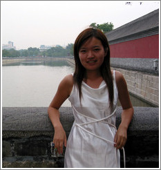 Girl with finger ornaments.