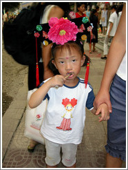 Girl with headdress.