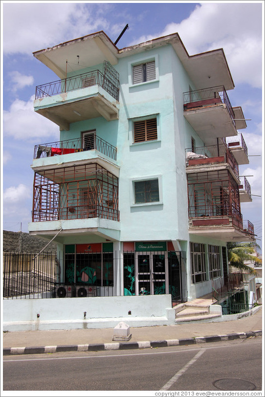 Apartment building, corner of 31st Avenue and 60th Street.