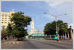 Church, seen from corner of Avenida Salvador Allende (Carlos III) and Calle Marquez Gonzales.