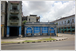 Blue building, Avenida Salvador Allende (Carlos III).