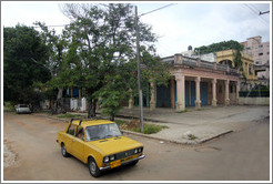 Orange car, 17th Street.