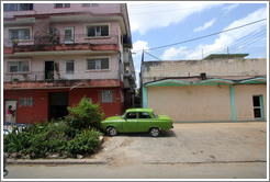 Green car, 60th Street.