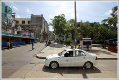 Police car, Calle Padre Varela (Belonscoain).
