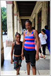 Mother and child, Calle Zulueta.