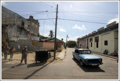 Blue taxi, Calzada 10 de Octubre.