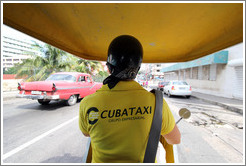 The experience from within a Coco taxi.