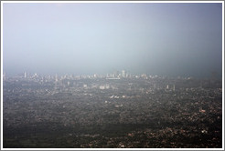 Havana, seen through the window of an airplane.