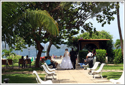 Bride and groom, Hotel Nacional de Cuba.