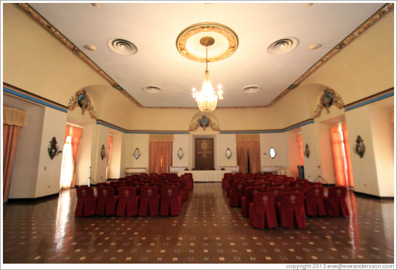Conference room, Hotel Nacional de Cuba.