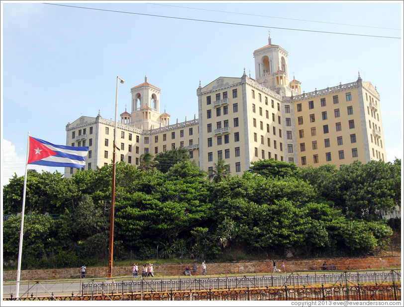 Hotel Nacional de Cuba, viewed from the Malec&oacute;n.