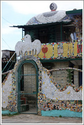 Dove and yin-yang symbol, Fusterlandia.