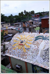 Roof with sunshine mosaic, Fusterlandia.
