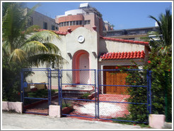 House with a red roof, 5th Avenue, Miramar.