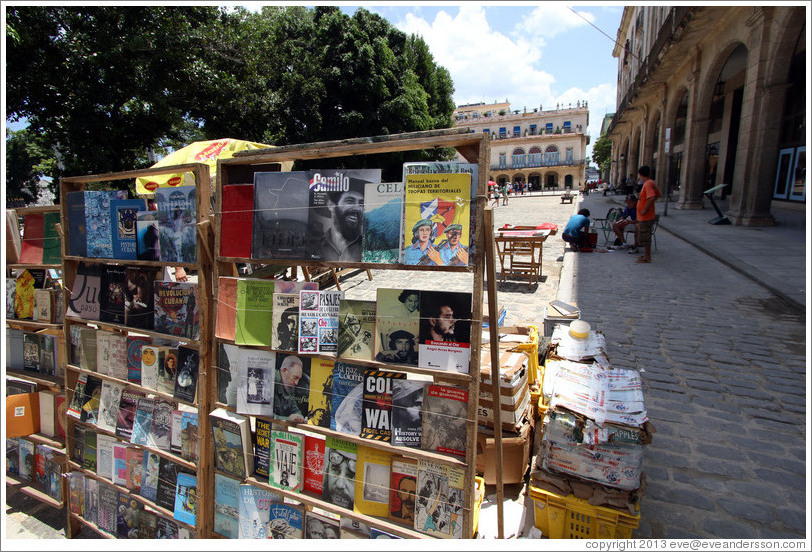 Books, Plaza de Armas, Old Havana.