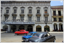 Movie theatre Cine Payret on Paseo del Prado, playing a Jackie Chan film called Chinese Zodiac.