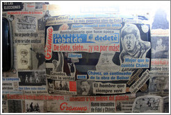 Collage of newspaper clippings, Proyecto Salsita.