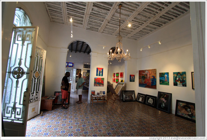Studio of Cuban artists Juan Moreira and Alicia Leal.
