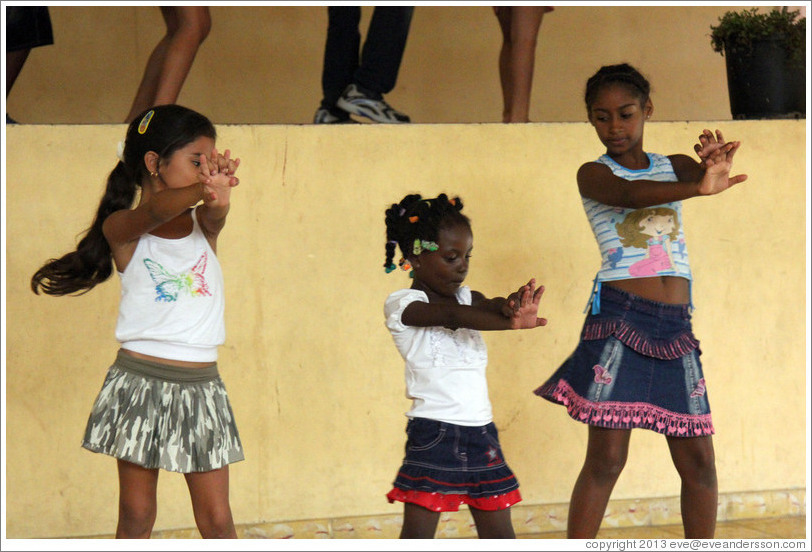 Girls dancing, Abraham Lincoln Cultural Center.