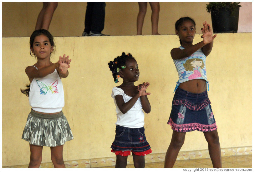 Girls dancing, Abraham Lincoln Cultural Center.