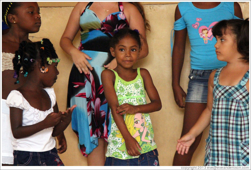 Girls performing, Abraham Lincoln Cultural Center.