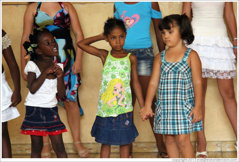 Girls performing, Abraham Lincoln Cultural Center.