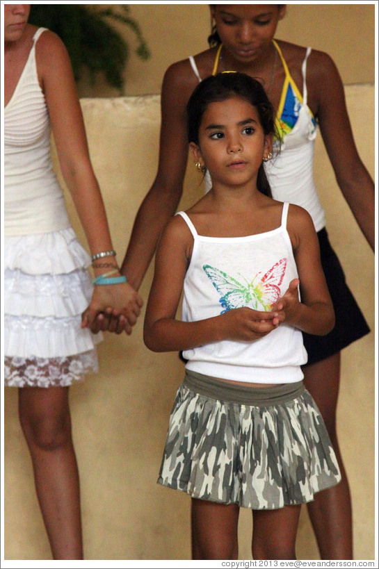 Girls performing, Abraham Lincoln Cultural Center.