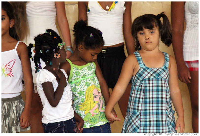 Girls performing, Abraham Lincoln Cultural Center.