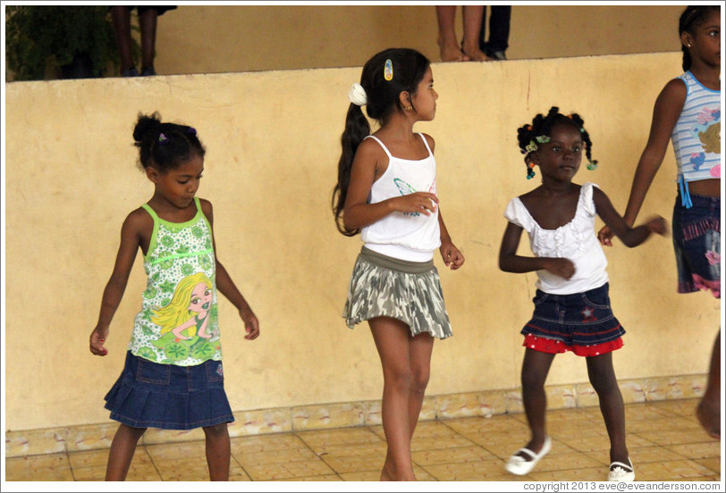 Girls performing, Abraham Lincoln Cultural Center.