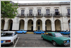 Parked fiats near Parque de la Libertad (Liberty Park).