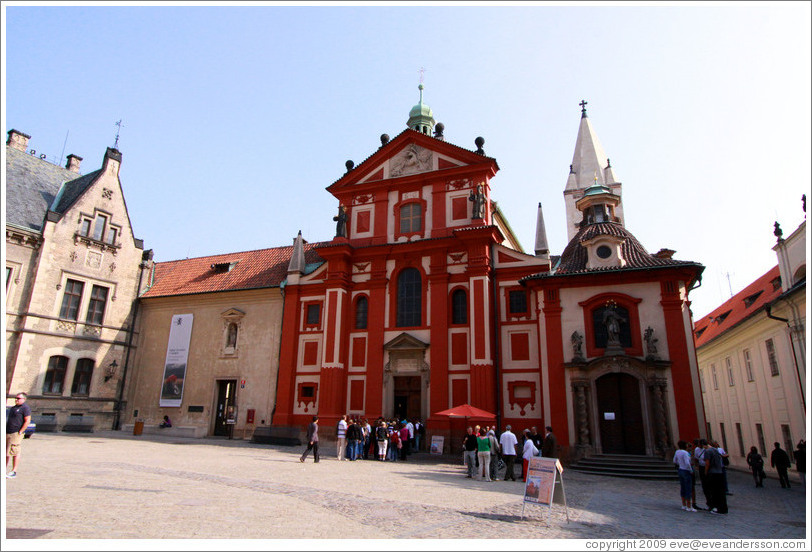 St. George's Basilica (Bazilika Sv. Ji&#345;? Prague Castle. 