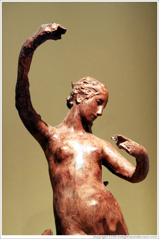 Music, 1st draft, alternative A, an 1892 sculpture by Josef V?av Myslbek.  National Gallery, Prague Castle.