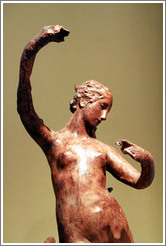 Music, 1st draft, alternative A, an 1892 sculpture by Josef V?av Myslbek.  National Gallery, Prague Castle.