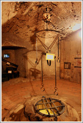 Body cage.  Daliborka Tower, Prague Castle.