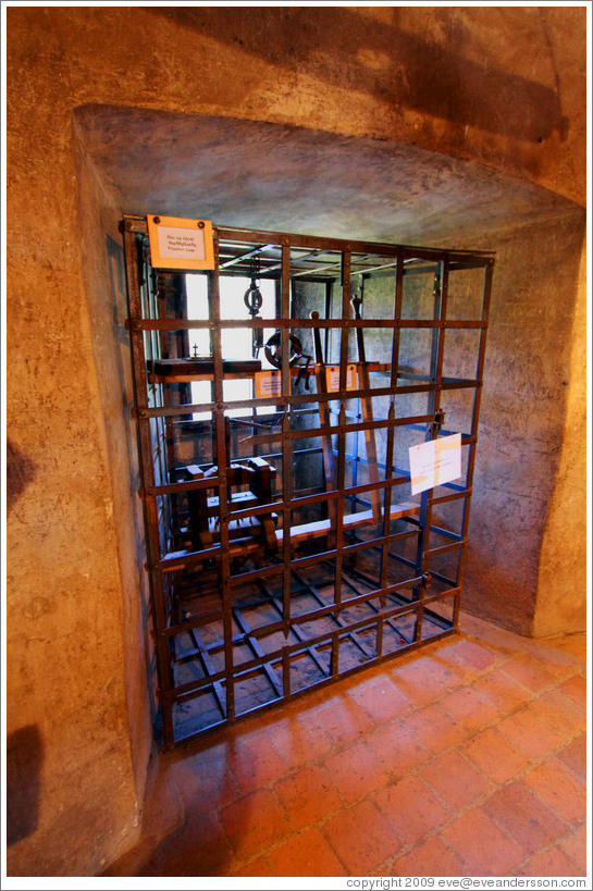Prisoner cage.  Daliborka Tower, Prague Castle.