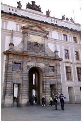 Changing of the guards, Matthias Gate, Prague Castle.
