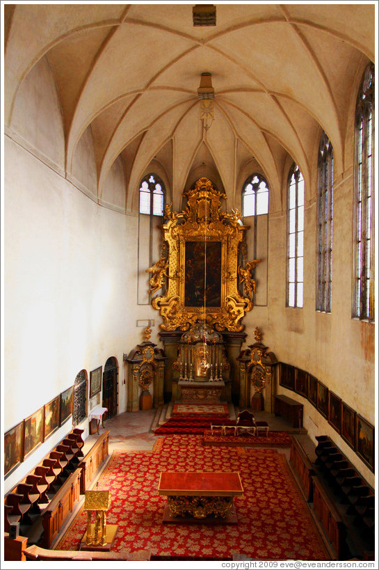 Church of All Saints, Old Royal Palace, Prague Castle.