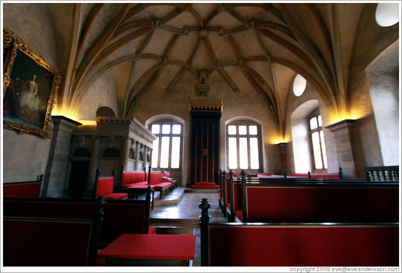 Diet Hall, Old Royal Palace, Prague Castle.