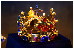 Replica of St. Wenceslas royal crown, Old Royal Palace, Prague Castle.