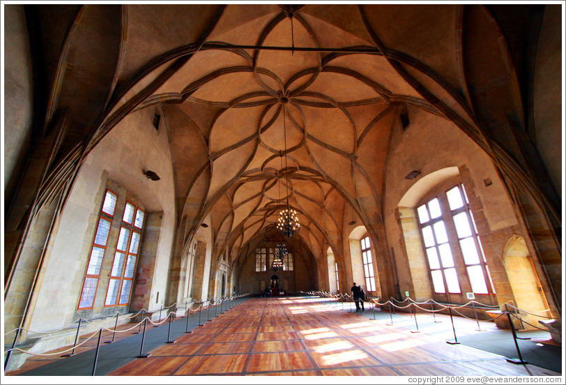 Vladislav's Hall, Old Royal Palace, Prague Castle.