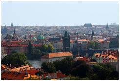 View of Prague from Prague Castle.