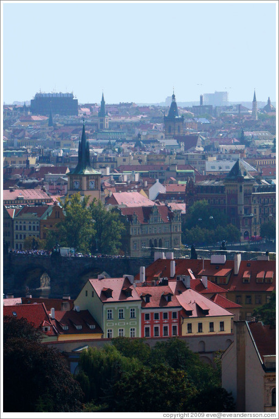 View of Prague from Prague Castle.