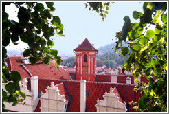 Building top viewed from Prague Castle.