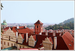 Building top viewed from Prague Castle.