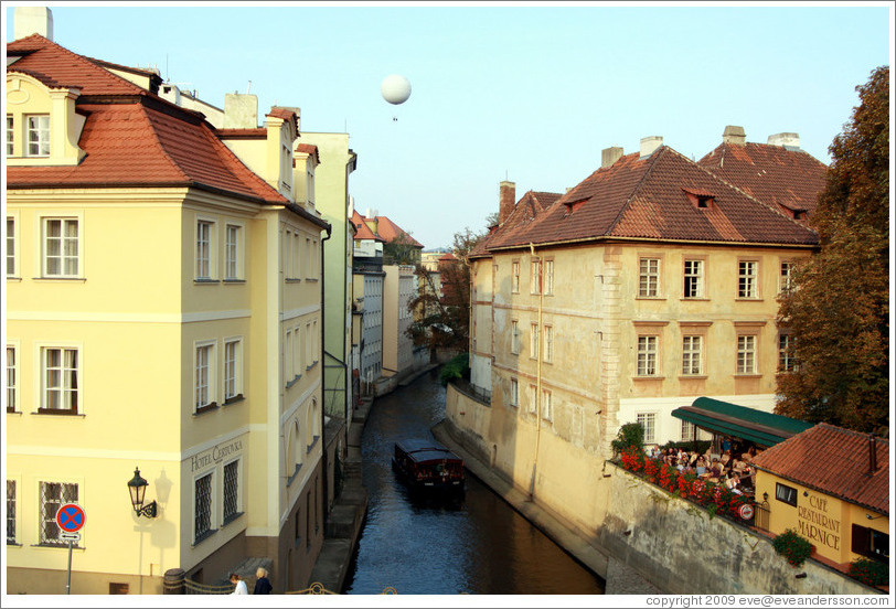 &#268;ertovka (Devil's Stream), Mal?trana, viewed from Charles Bridge (Karl&#367;v most).