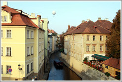 &#268;ertovka (Devil's Stream), Mal?trana, viewed from Charles Bridge (Karl&#367;v most).