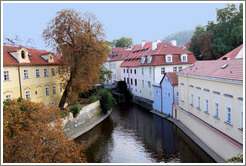 Mill wheel, &#268;ertovka (Devil's Stream), Mal?trana, viewed from Charles Bridge (Karl&#367;v most).