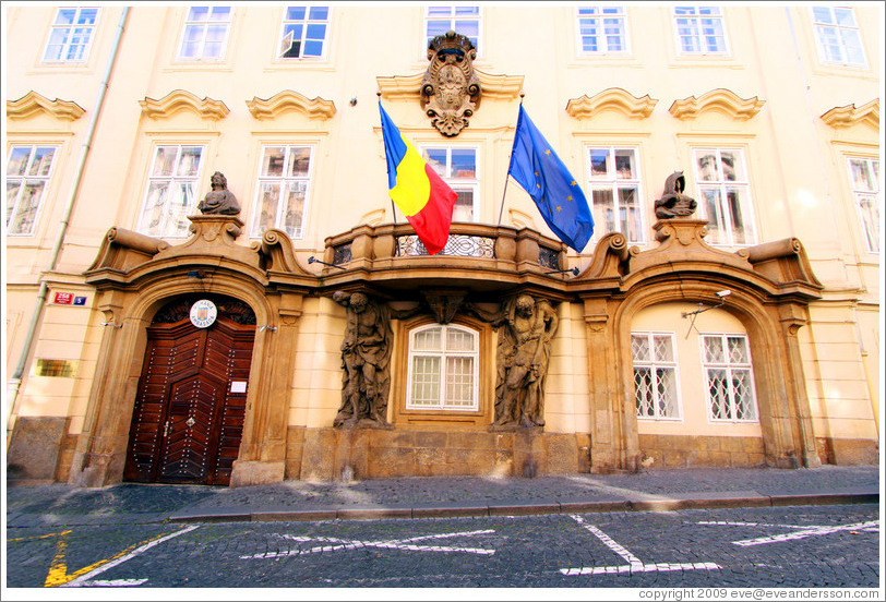 Romanian Embassy, Nerudova, Mal?trana.